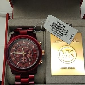 Limited edition Michael Kors runway watch